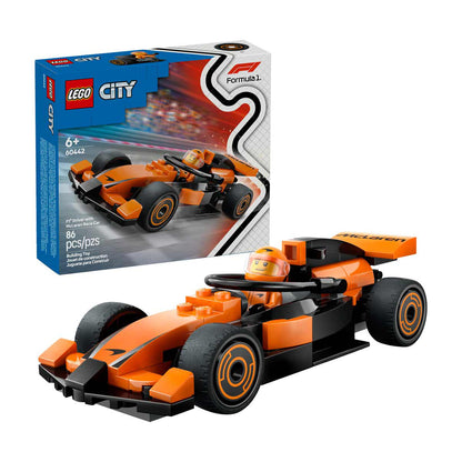 LEGO City F1 Driver with McLaren Race Car Building Toy 60442