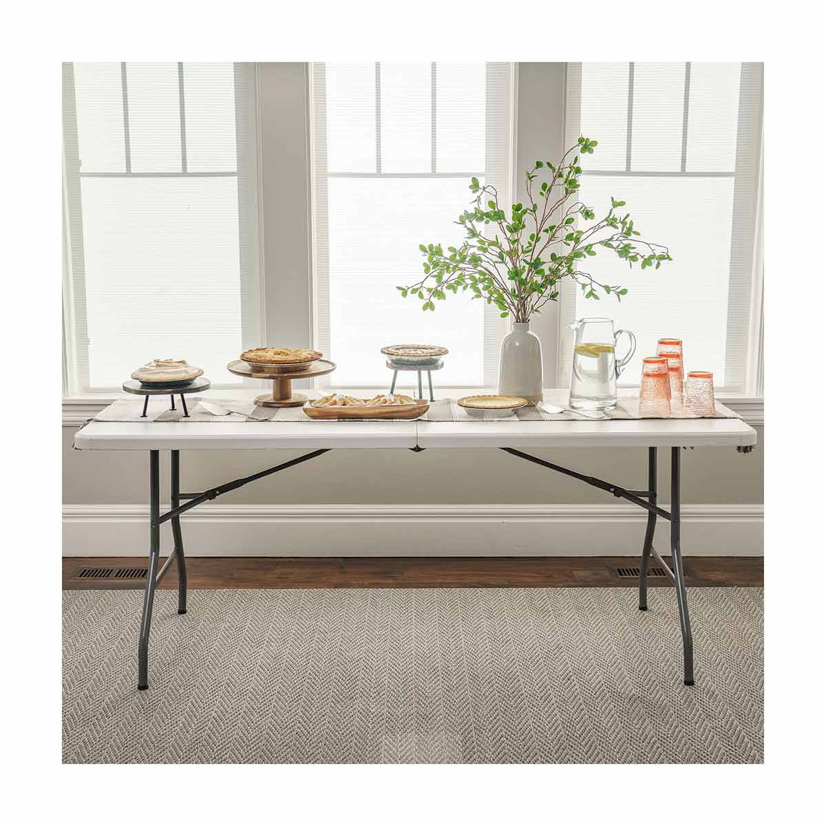 Peakform Center Fold Table, 6 ft