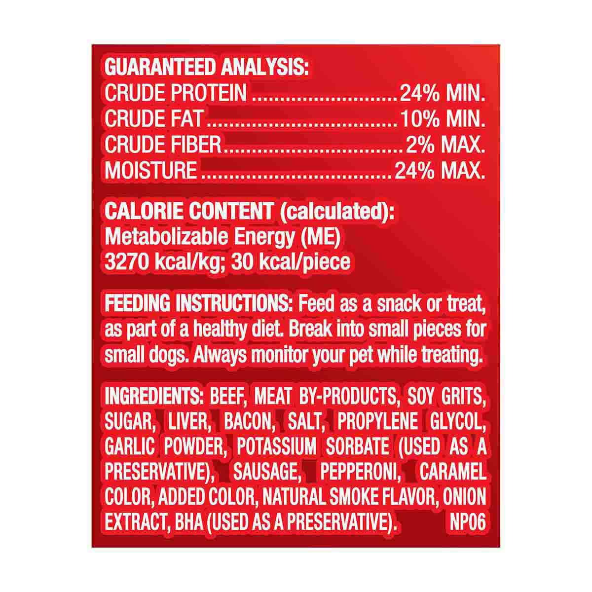 Pup-Peroni Triple Meat Lovers Bacon, Sausage & Pepperoni Flavor Dog Treats, 2.5 oz