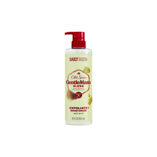 Old Spice Exfoliate + Moisturize Daily Body Wash, Brown Sugar & Cocoa Butter Sce