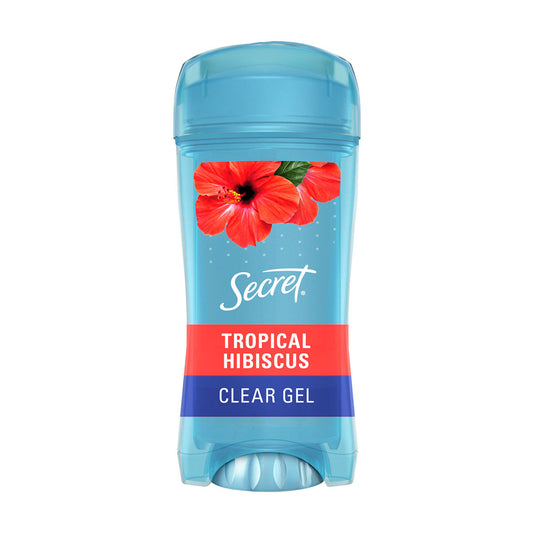Secret Clear Gel Tropical Hibiscus, Antiperspirant and Deodorant for Women, 2.6oz