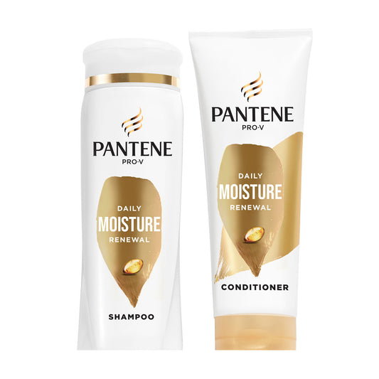 Pantene Daily Moisture Renewal 72 HR Lush Moisture Shampoo & Conditioner DUAL PACK SH 12oz/CN 10.4 FL OZ DP