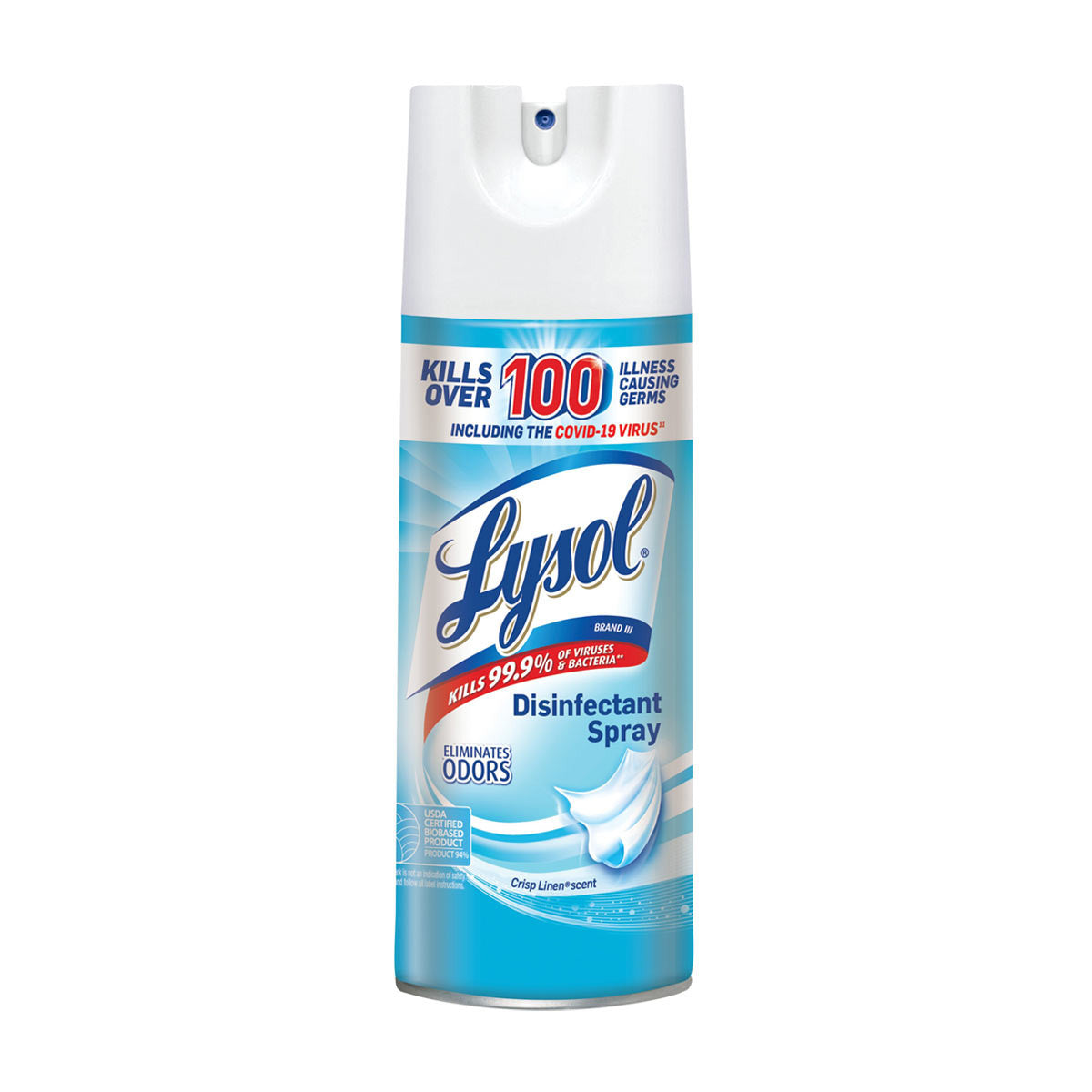 Lysol Disinfectant Spray, Crisp Linen, 12.5 oz