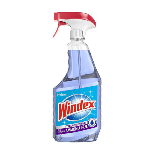 Windex Ammonia-Free Glass Cleaner, Crystal Rain Scent, 23 fl oz