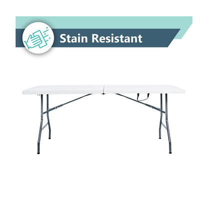Peakform Center Fold Table, 6 ft
