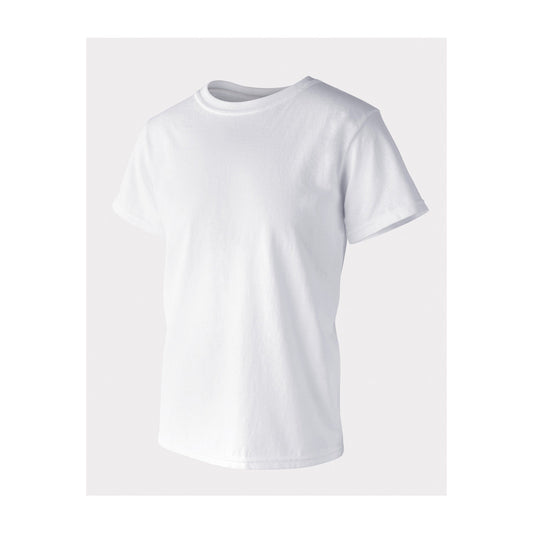 Hanes Boy's Tagless White Crew Neck T-Shirts, Medium, 3 pk