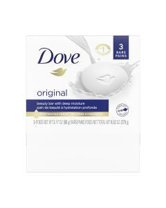 Dove Beauty Bar Soap, Original, 3.17 oz, 3 ct