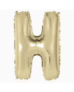 321 Party! 14" Foil Gold "H" Letter Balloon
